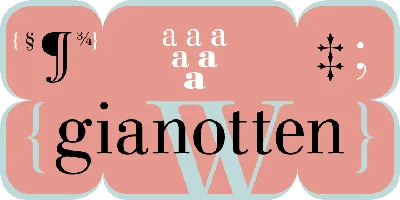 Linotype Gianotten Font