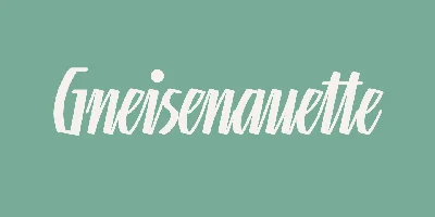 Linotype Gneisenauette Font