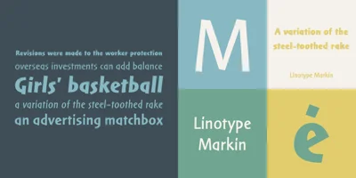 Linotype Markin Font