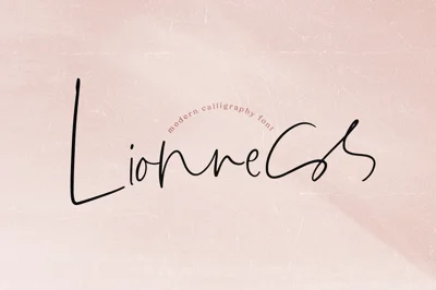 Lionness | Modern Script Font