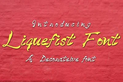 Liquefist Font