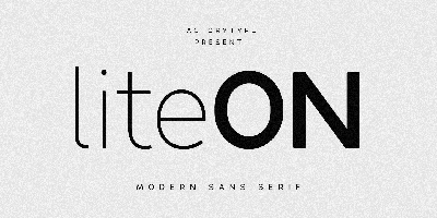 Lite On Font