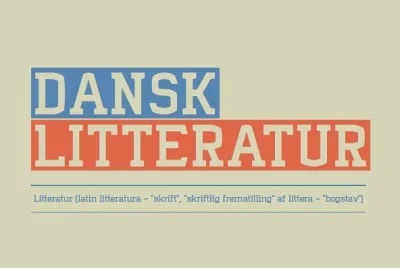 Litteratur Font