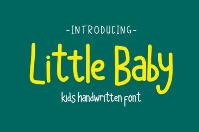 Little baby - Kids Handwritten Font