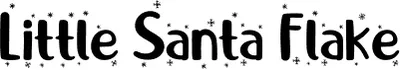 Little Santa Flake Font