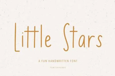 Little Stars | Cute Kids Font