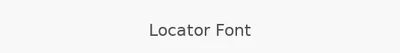Locator Font