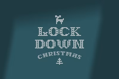 Lockdown Christmas - knitted fonts Free Download