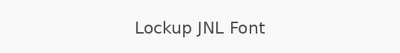 Lockup JNL Font