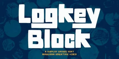 Logkey Block Font