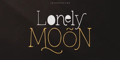 Lonely Moon VP Font