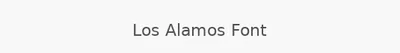 Los Alamos Font