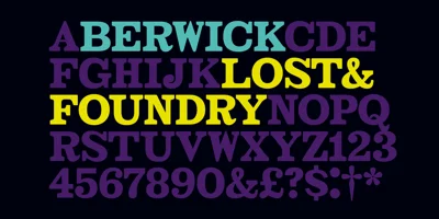 Lost and Foundry Font