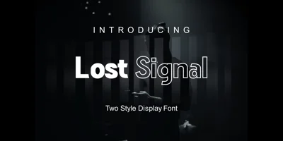 Lost Signal Font