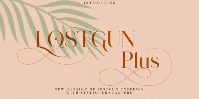Lostgun Plus Font