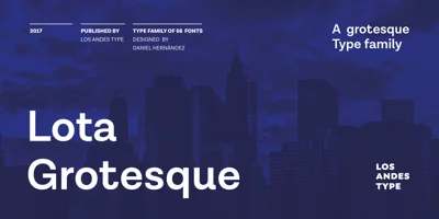 Lota Grotesque Font