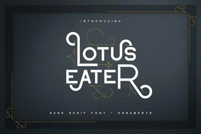 Lotus Eater - sans serif font