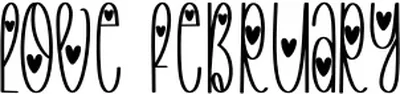 Love February Font