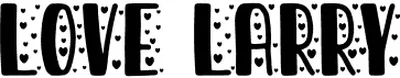 Love Larry Font