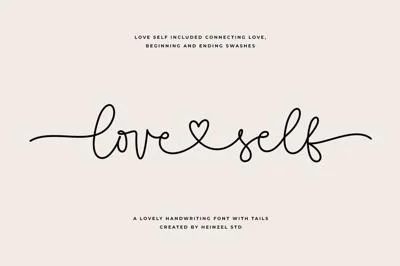 Love Self | Lovely Script Font