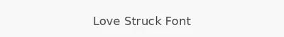 Love Struck Font
