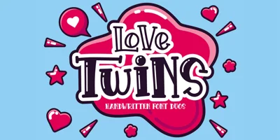 Love Twins Solid Font