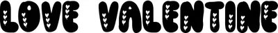 Love Valentine 3 Font