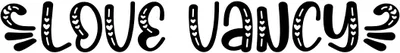 Love Vancy Font