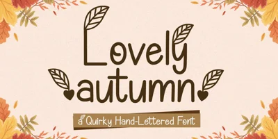 Lovely Autumn Font