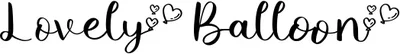 Lovely Balloon Font