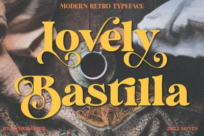 Lovely Bastilla | Retro Serif Font