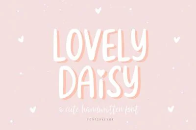 Lovely Daisy | Cute Sans Serif Font