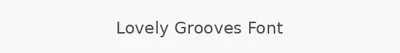 Lovely Grooves Font