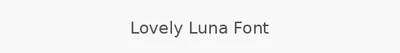 Lovely Luna Font