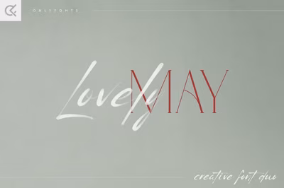 Lovely May - Font duo Free Download