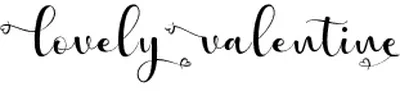 Lovely Valentine 2 Font