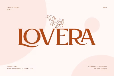 Lovera-Elegant Serif Font Free Download