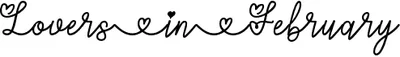 Lovers In February Font