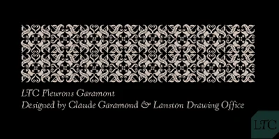 LTC Fleurons Font