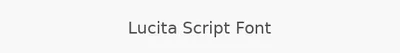 Lucita Script Font