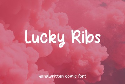 Lucky Ribs - Fun Simple Font