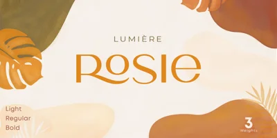 Lumiere Rosie Font