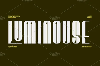 Luminouse Condensed Sans Serif Font Free Download