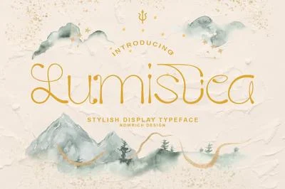 Lumistica Script Display Typeface