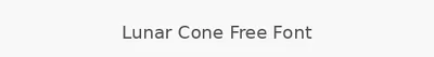 Lunar Cone Free Font