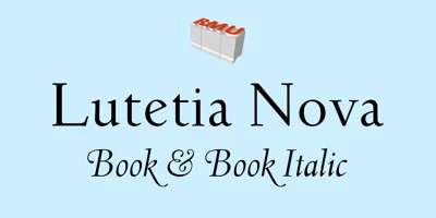 Lutetia Nova Font