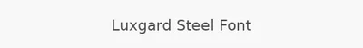 Luxgard Steel Font