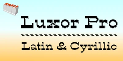 Luxor Pro Font