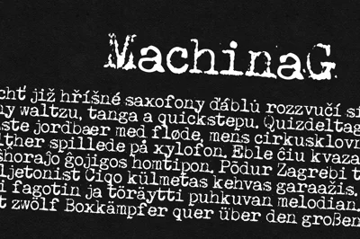 Machina G Font