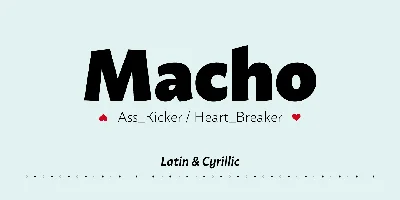 Macho Font